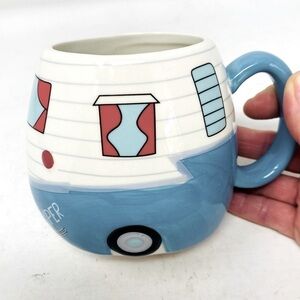 Bass Pro Shops Happy Camper Blue Mug 16oz